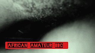 Ebony Couple Fucks Big Black Cock