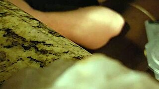 BBW Julie Jiggles blowjob cum swallow hidden cam.