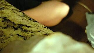 BBW Julie Jiggles blowjob cum swallow hidden cam.