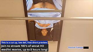 Lotus Lain undergoes Tampa University entrance physical with Dr. Tampa.