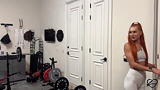 Bbc Gym Coach Drilling His Client Tight Wet Pussy And Cumming In Her Mouth