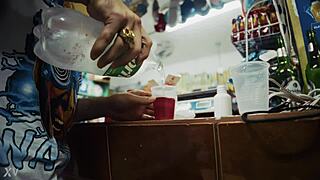 mature woman with pakito in solid rd