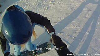 Snowboarder chick rosemary moyer loves cock