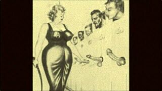 vintage antique retro drawings collection for viewing.