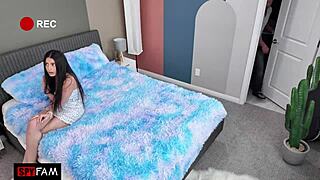 Angel: 'Caught masturbating, now fucking stepdad'