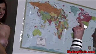 Real sorority teen 18+s pussyeating during hazing