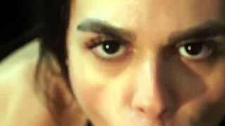 fü welter sucks director's cum in podcast bts.