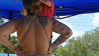 Why does my husband stay silent seeing my tight ass in this body?