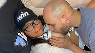 milf eats tits after horny party fingering