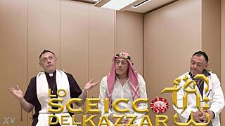 sheikh kazzar casting interview with huge cock anal and squirting