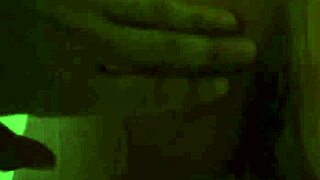 Monika fox enjoys a relaxing shower session