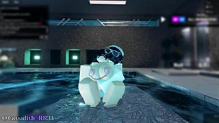 Alone In The Indoor Pool With A Shy Girl, It Turns Into Rough Sex With Follower 11