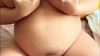 Pregnant Arab Milf Masturbates Hairy Pussy