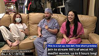 Become Nurse As Blaire Celeste's Mouth Gets Blasted With Huge Load Of Cum?