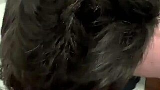 Beautiful amateur blowjob from Agroboy in the bathroom