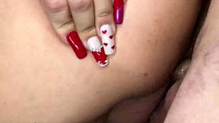 Watch this married brunette fuck two guys at home party!