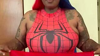 Spider Girl Shabrim Cosplay Con Stripc Until 28