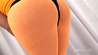 she's getting pounded in every hole at once, screaming non-stop from all that horny pleasure