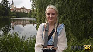 Hunt4k Cute Blonde Babe Daruma Rai Craving Huge Cock In Tight Pussy