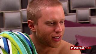 Swinger boyfriend feels great sharing his girlfriend with friends