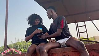 nigeria girl gives mind-blowing blowjob