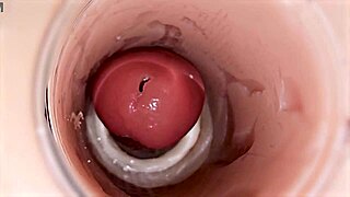 Camera Captures Huge Sperm Ejaculation Inside Deep Pussy