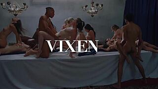 Vixenplus beautiful redhead, do you love riding his massive cock?