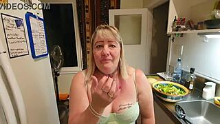 Trashy kiwi milf carapornstar endures repeated cunt kicks from her dominant master