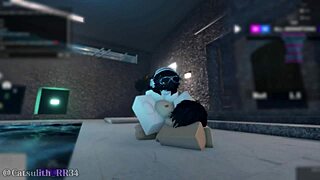 Alone In The Indoor Pool With A Shy Girl, It Turns Into Rough Sex With Follower 11