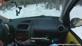 Snowboarder chick rosemary moyer loves cock