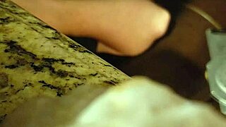 BBW Julie Jiggles blowjob cum swallow hidden cam.