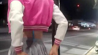 Rica Tranny Flaunts Her Melons In Tlalpan?