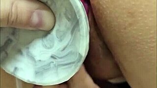 Getting impregnated by a fantasy dog dildo in doggystyle with creampie is so wild! 😍