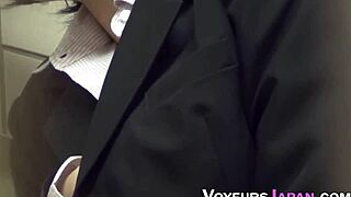 Japanese teen 18+ masturbates