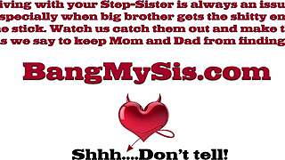 Slut stepsister gianna dior sucks stepbro cock swallows his cum riding doggystyle missionary