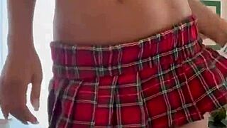 Innocent Monika Fox Dances And Strips Off Her Clothes