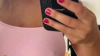 Watch me masturbate in the mirror wearing sexy panties and socks?