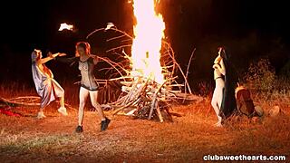 haunted halloween night with spooky fun