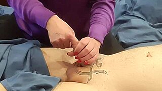 stepmom pushes her finger deeper into my urethra