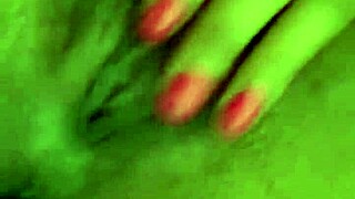 Fingering my juicy virgin chocolate pussy until I scream and cream.