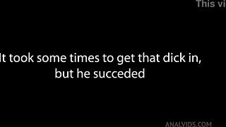 Brazilian ebony Rebeca Nubian takes biggest anal cock 😍