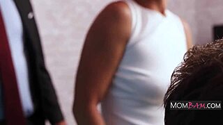 Nympho Milf Fucks Cops in Interrogation