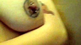 Just playing with my huge natural tits and my smooth wet pink pussy