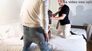 Bebe Lola Bratz Takes Anal DP and Swallows Cum