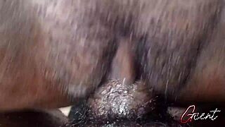 Extremily close-up pussyfucking macro creampie with passionate foreplay