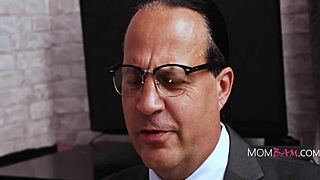 Nympho Milf Fucks Cops in Interrogation