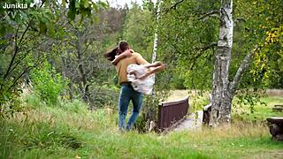 made me an offer theres no time to explain just fuck me in the forest with squirting and cum on tits