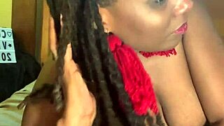 Big black tits ebony fucks herself hard! 😍💦