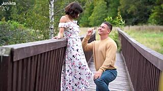 made me an offer theres no time to explain just fuck me in the forest with squirting and cum on tits