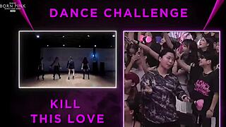 Intriguing concert by born pink blink with asian japanese vibes